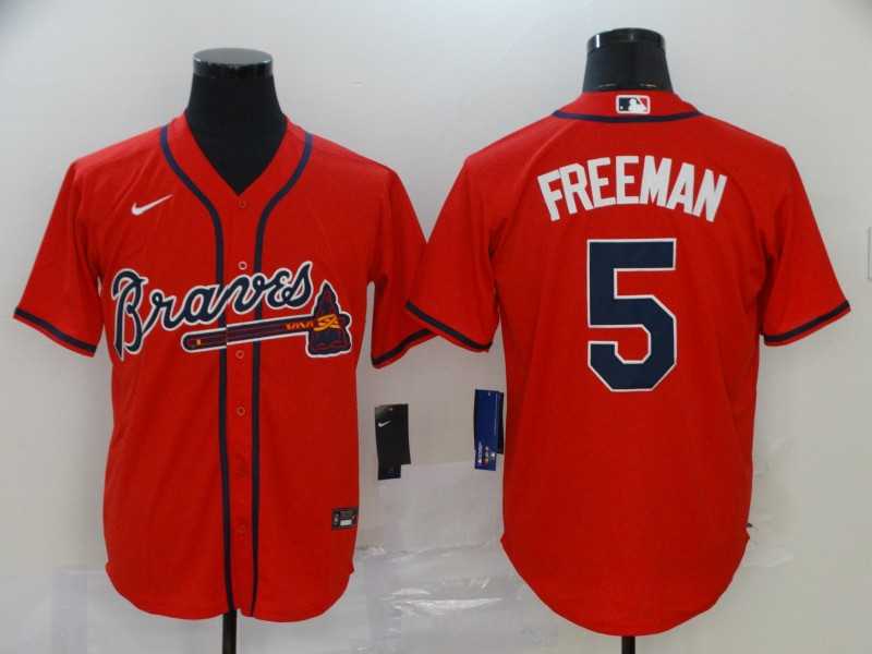 Braves 5 Freddie Freeman Red 2020 Nike Cool Base Jersey,We sell and wholesale Braves 5 Freddie Freeman Red 2020 Nike Cool Base Jersey on line form chian!